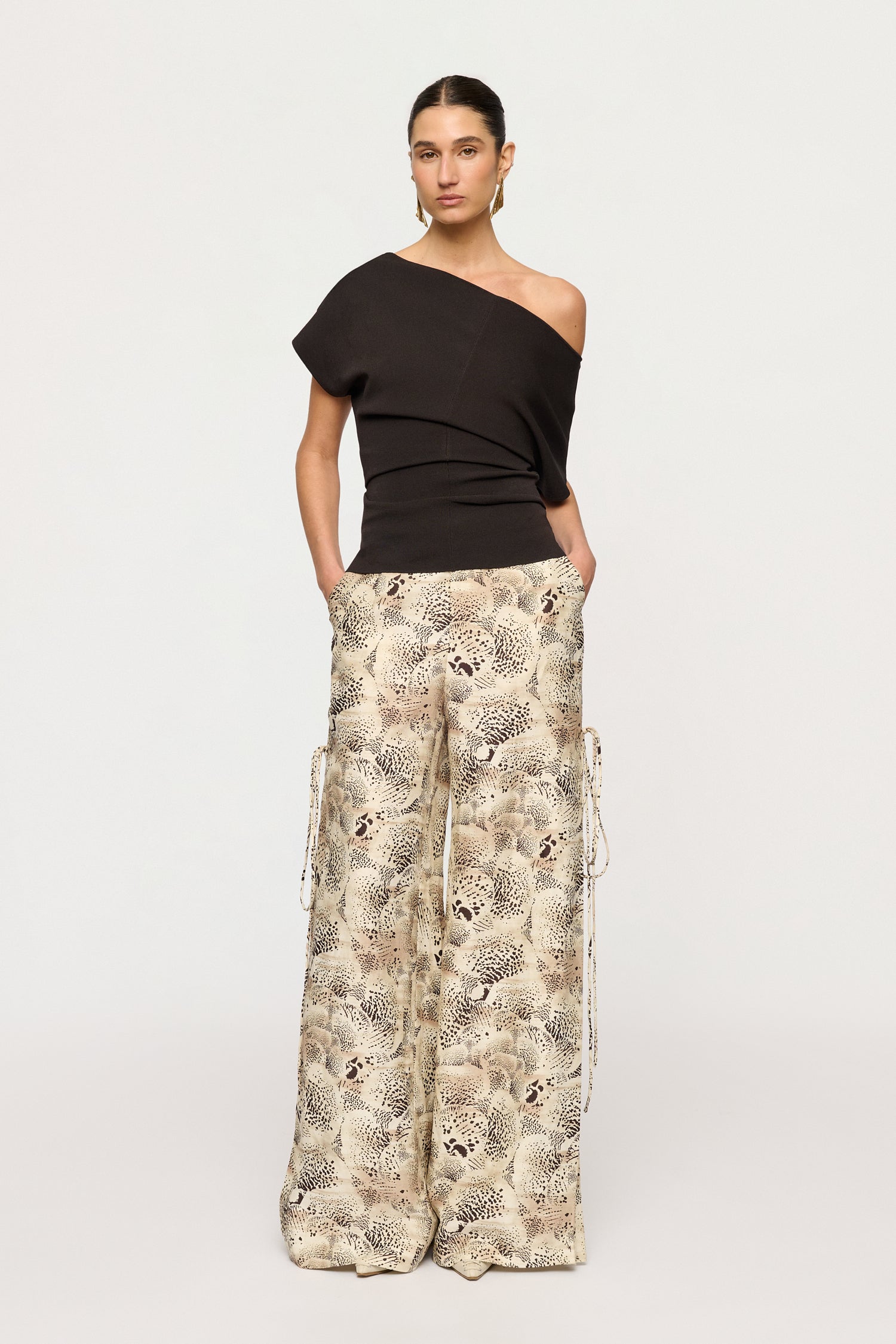 CARLOS SIDE TIE TROUSER