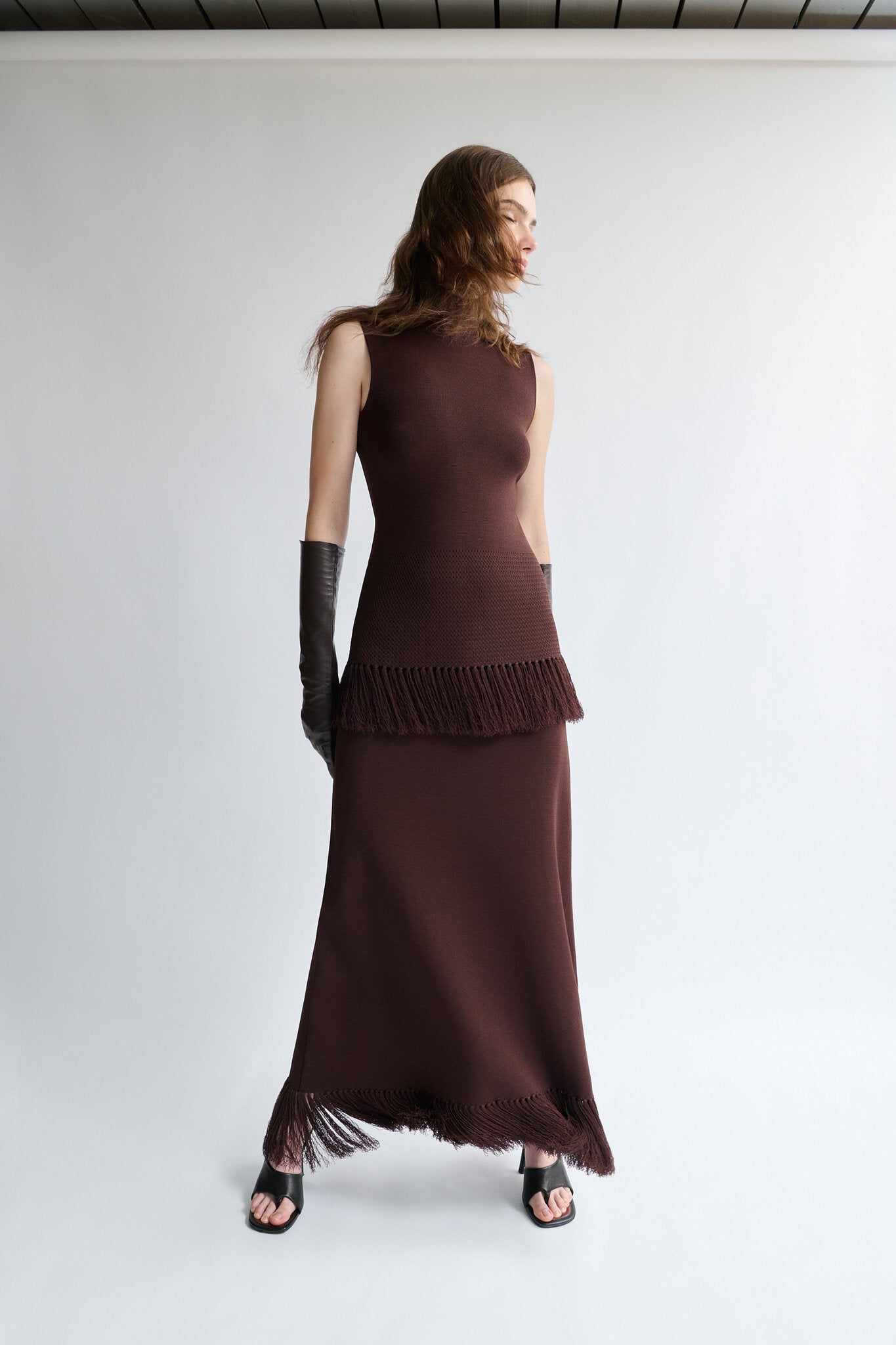 TIAMA FRINGE HEM KNIT