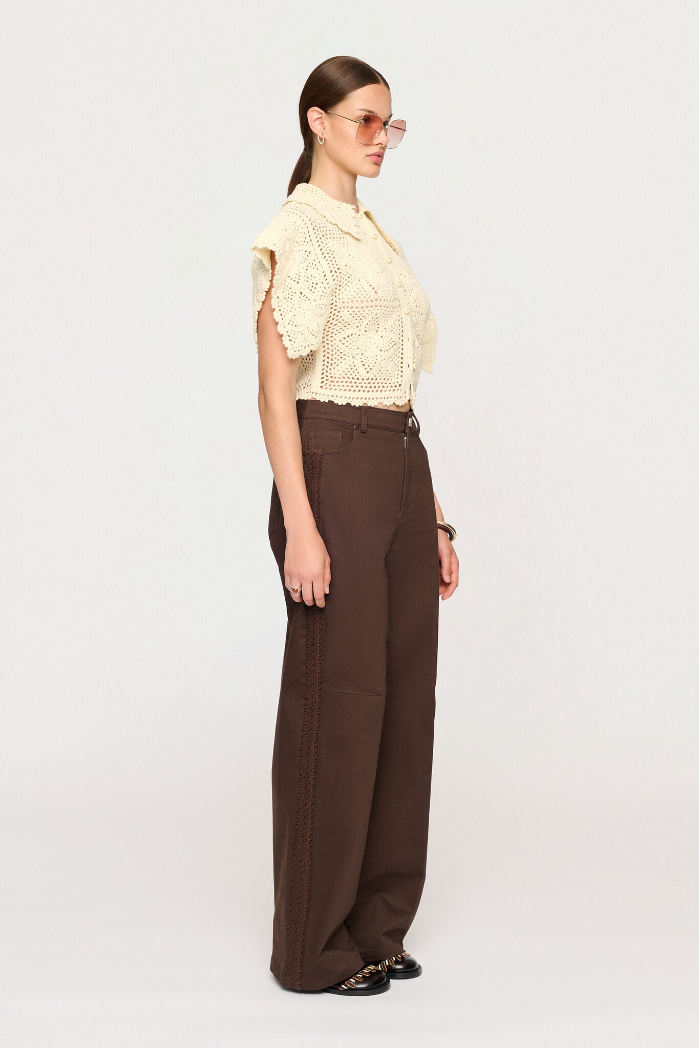 CLEO HAND CROCHET SHIRT