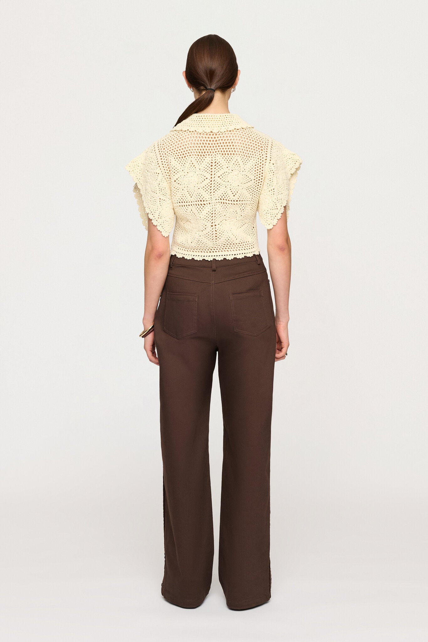 CLEO HAND CROCHET SHIRT