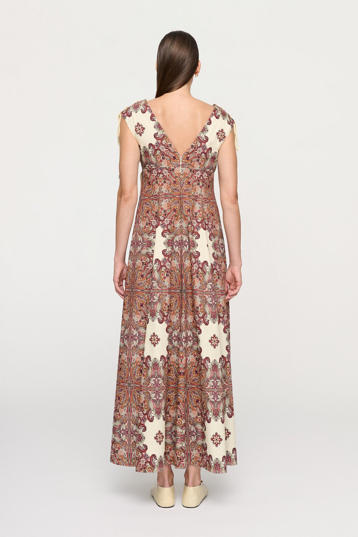 ESTELLE TIE MIDI DRESS