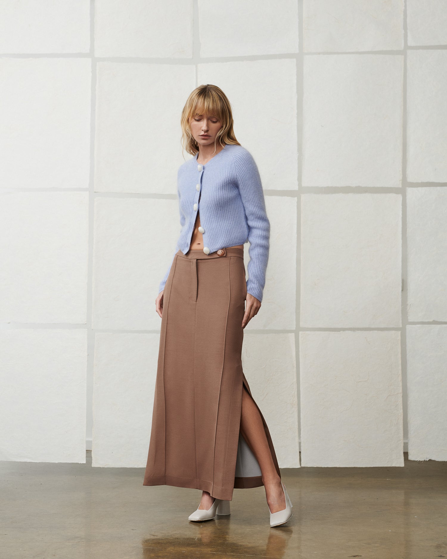 KINGSTON PINTUCK SKIRT