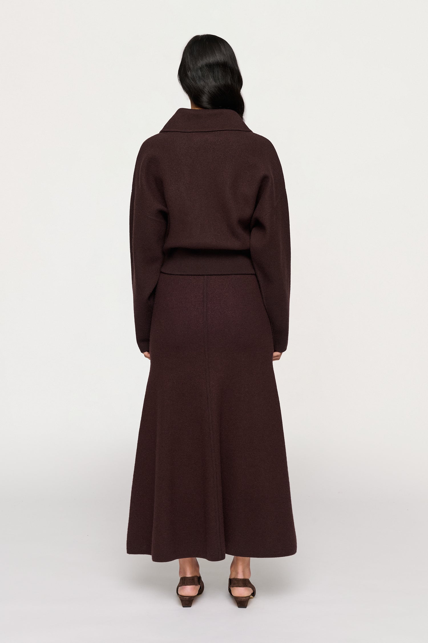 CAMILA BOILED WOOL KNIT BOMBER
