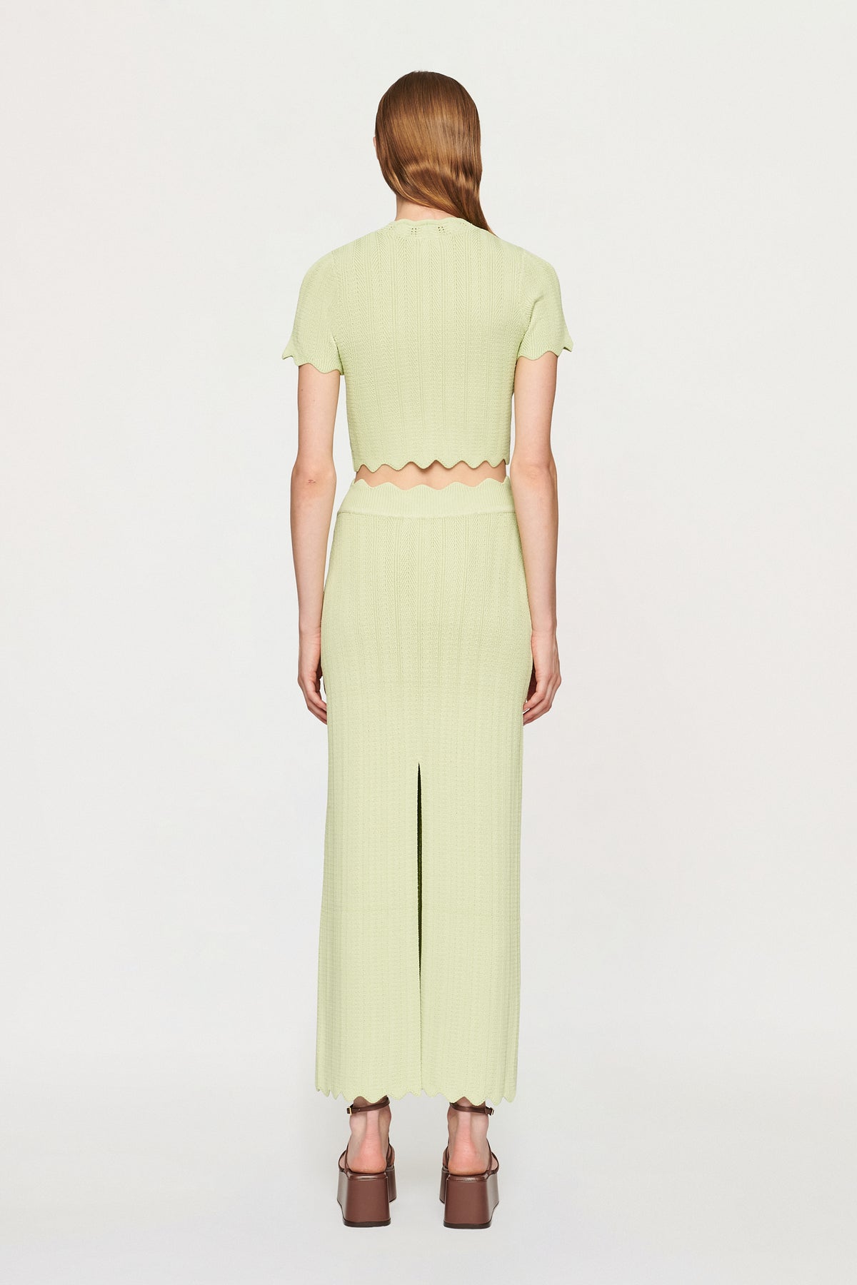 TILDA SCALLOP KNIT SKIRT