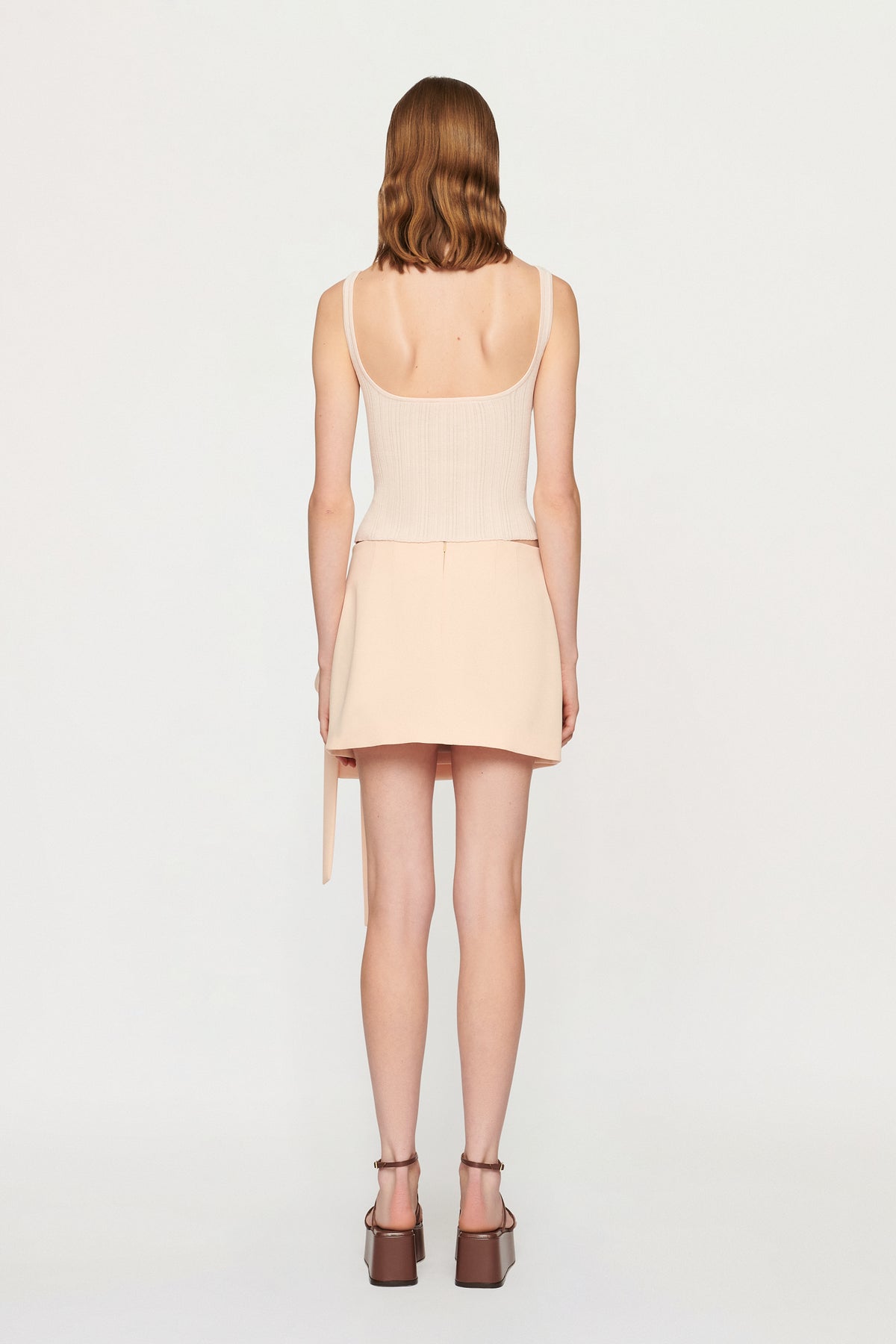 BIANCA WRAP MINI SKIRT