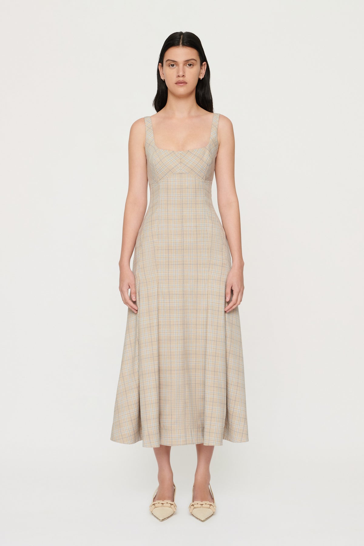 ALEXIS CHECK DRESS